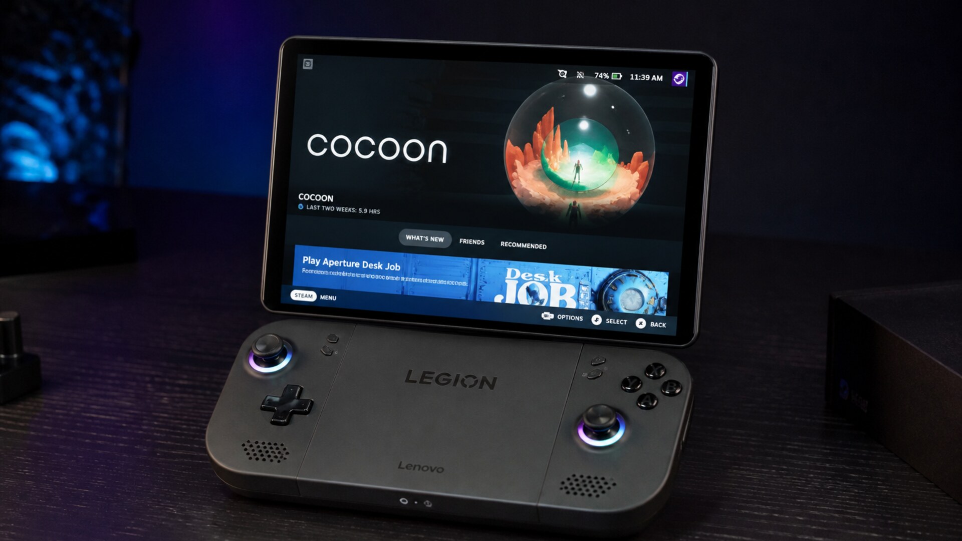 Lenovo ships SteamOS on the Legion Go 2