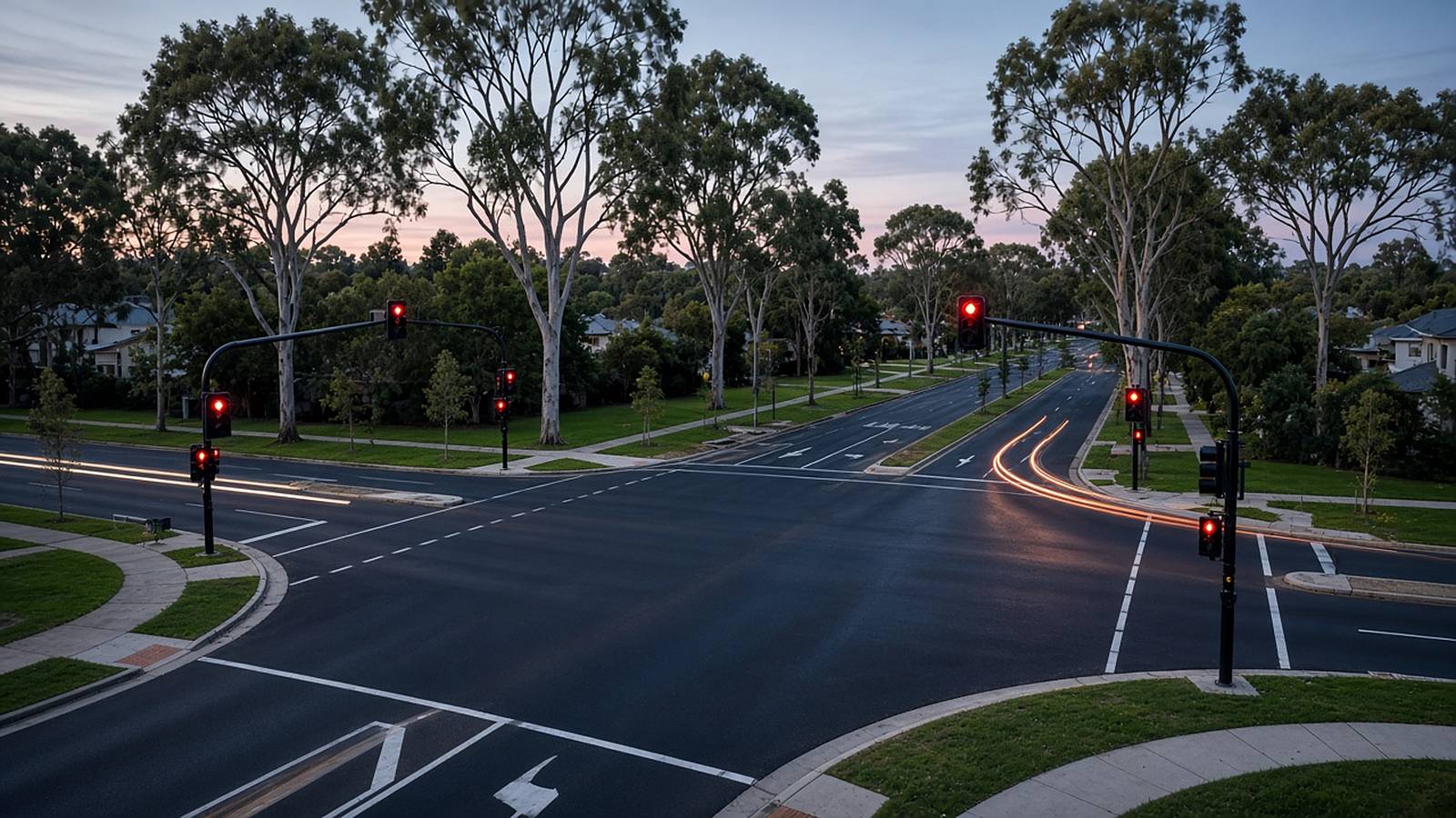 Clyde North's Thompsons Road roundabout swaps to lights early