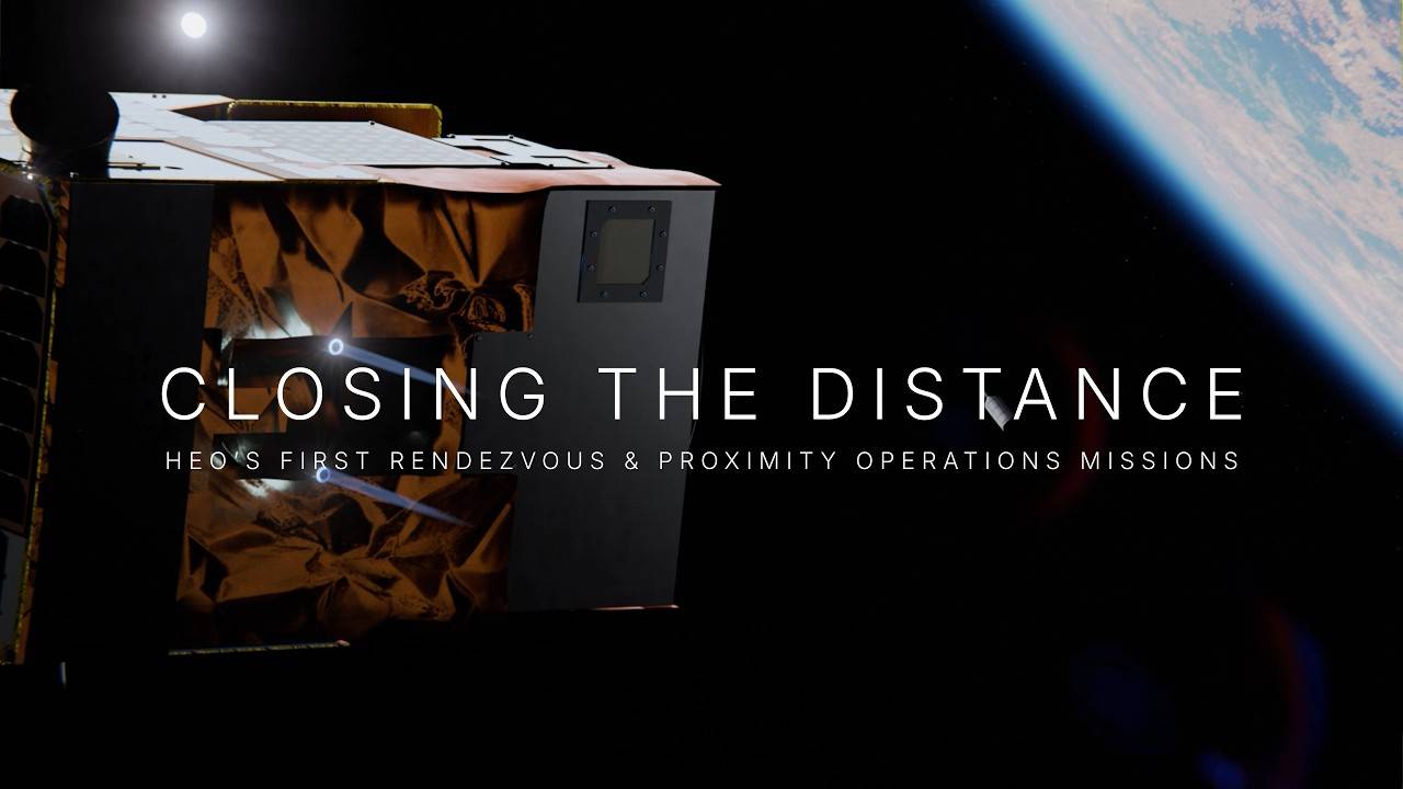 HEO RPO mission promo — Continuum-1 satellite object and Earth limb