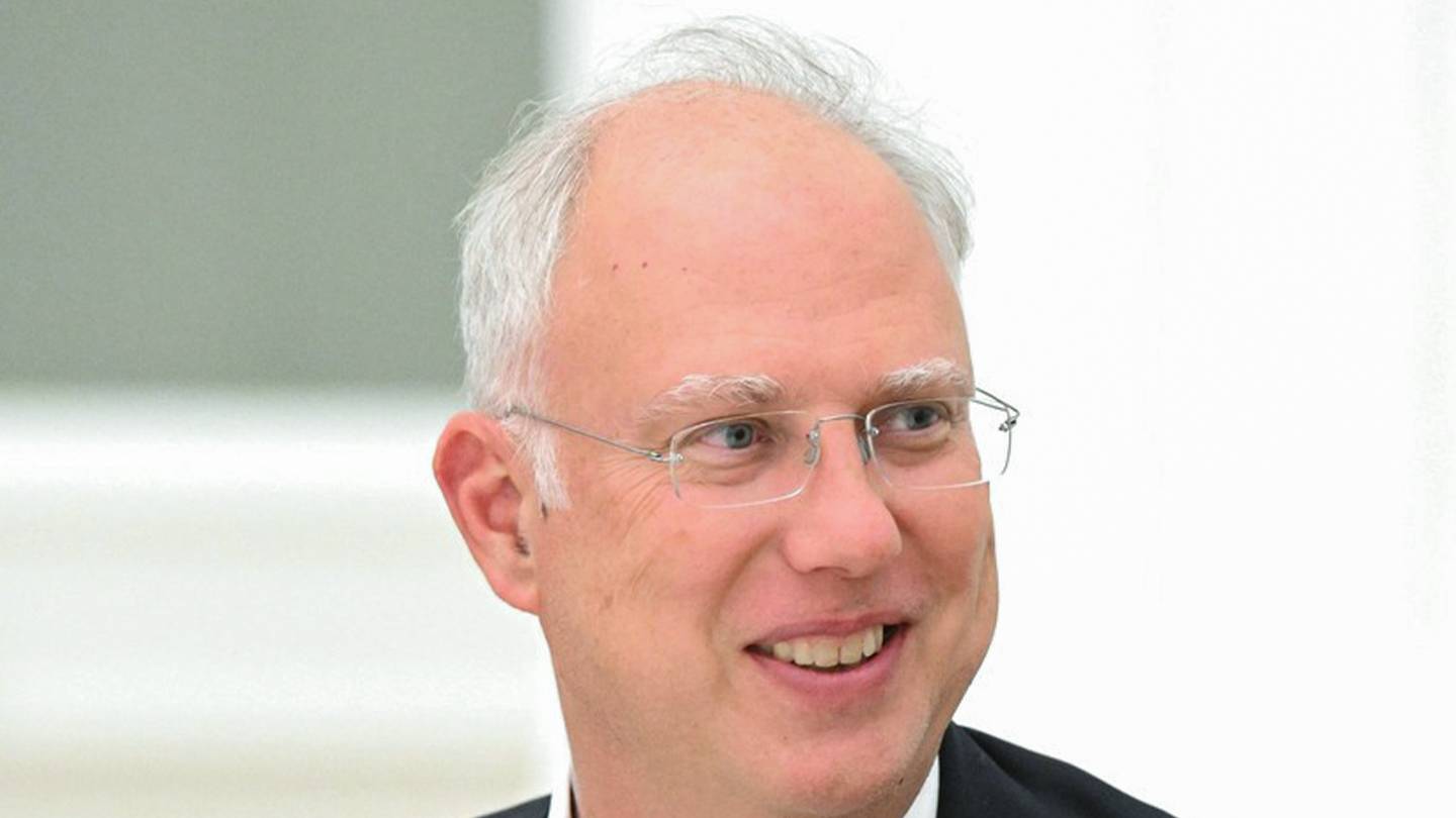 Kirill Dmitriev, head of the Russian Direct Investment Fund, at a Kremlin meeting in May 2025