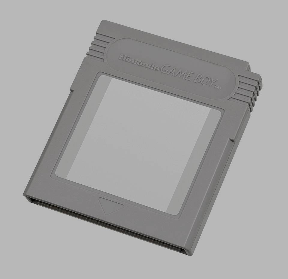 Generic game cartridge object, no label art
