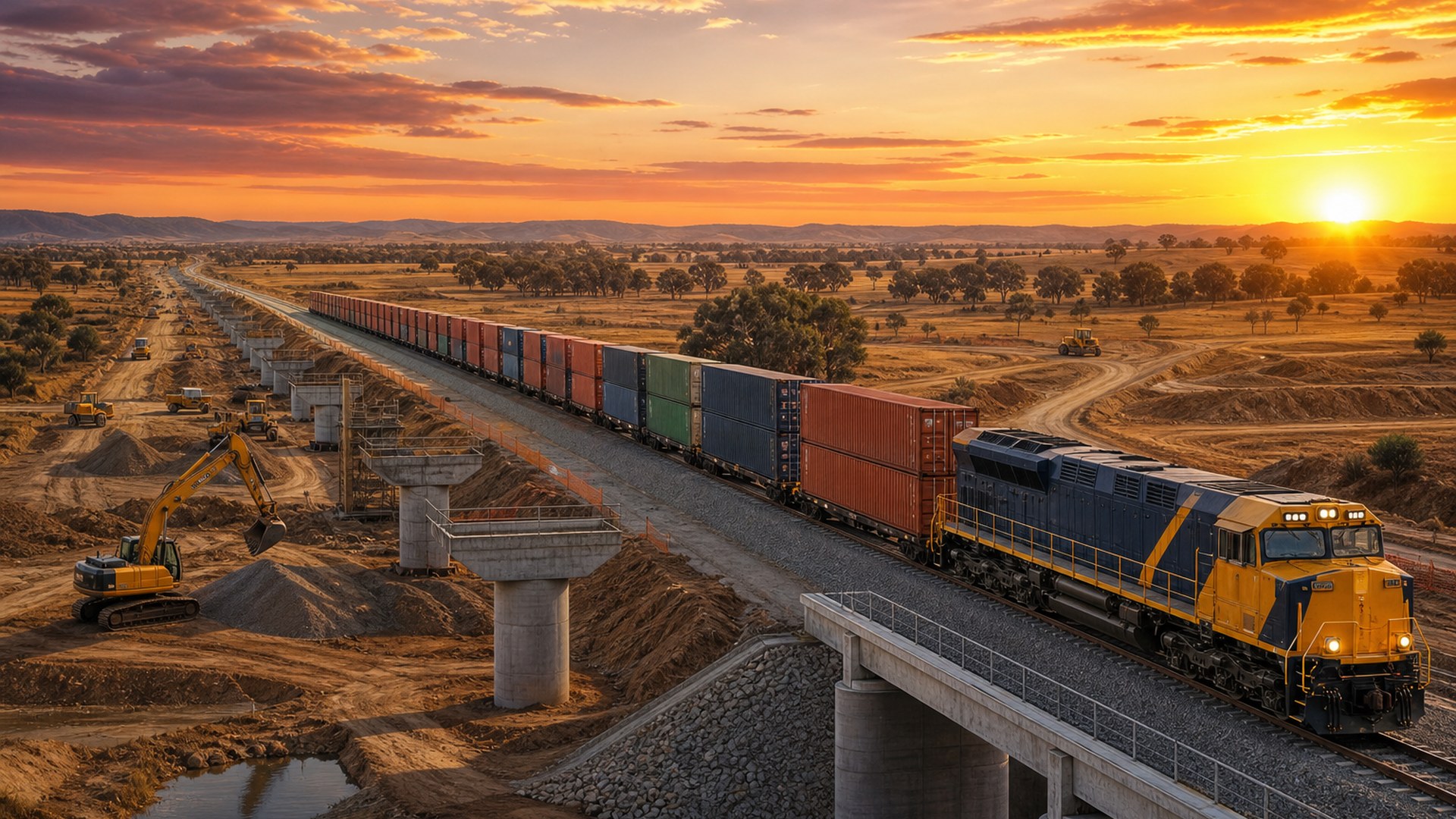 Inland Rail Holds to Twenty-Seven