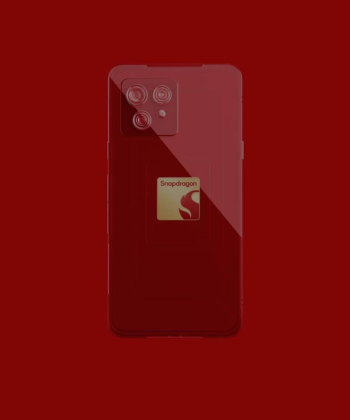 Snapdragon-branded smartphone product render
