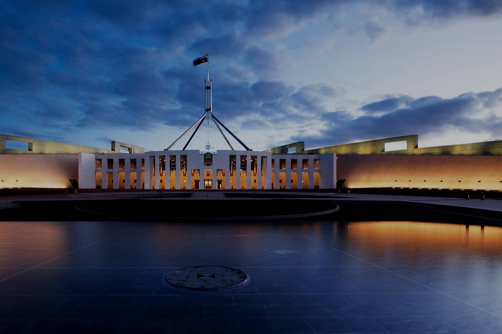 Parliament House exterior, Canberra