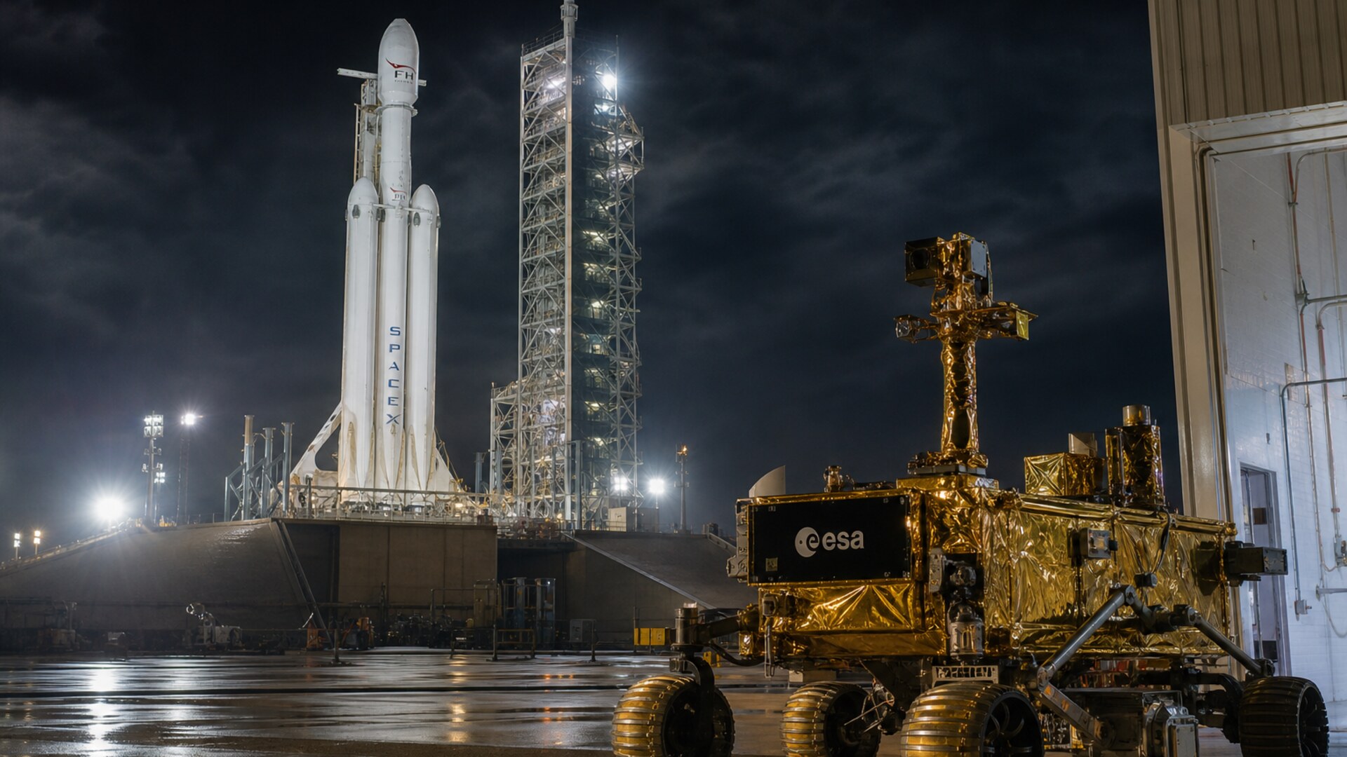 NASA books Falcon Heavy for Europe’s Mars rover