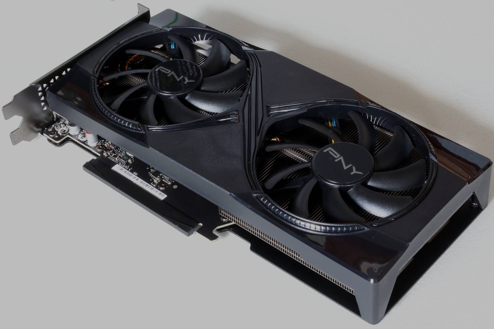 Darkened NVIDIA GeForce graphics card