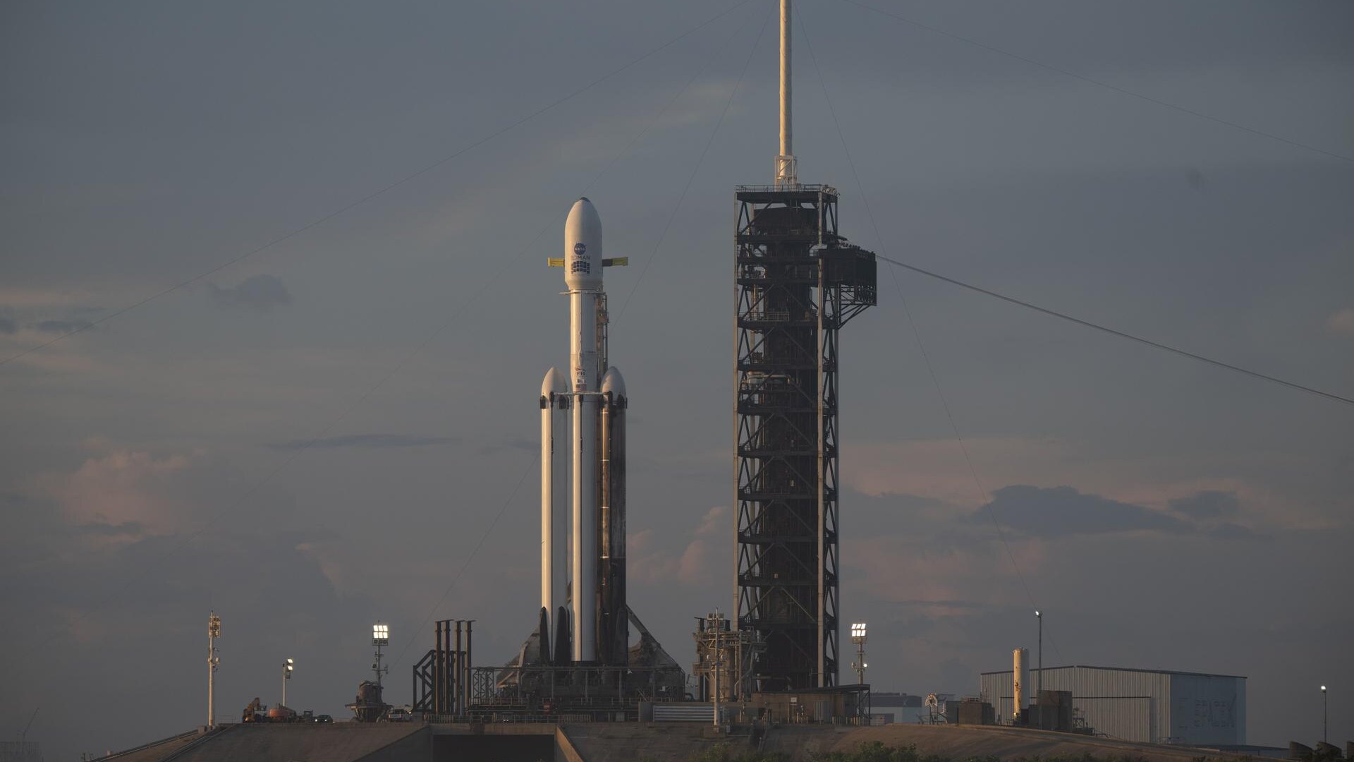 Roman is on Falcon Heavy, nine months early