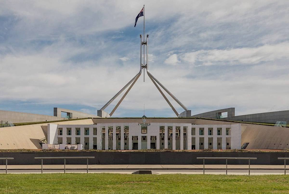 Parliament House Canberra exterior