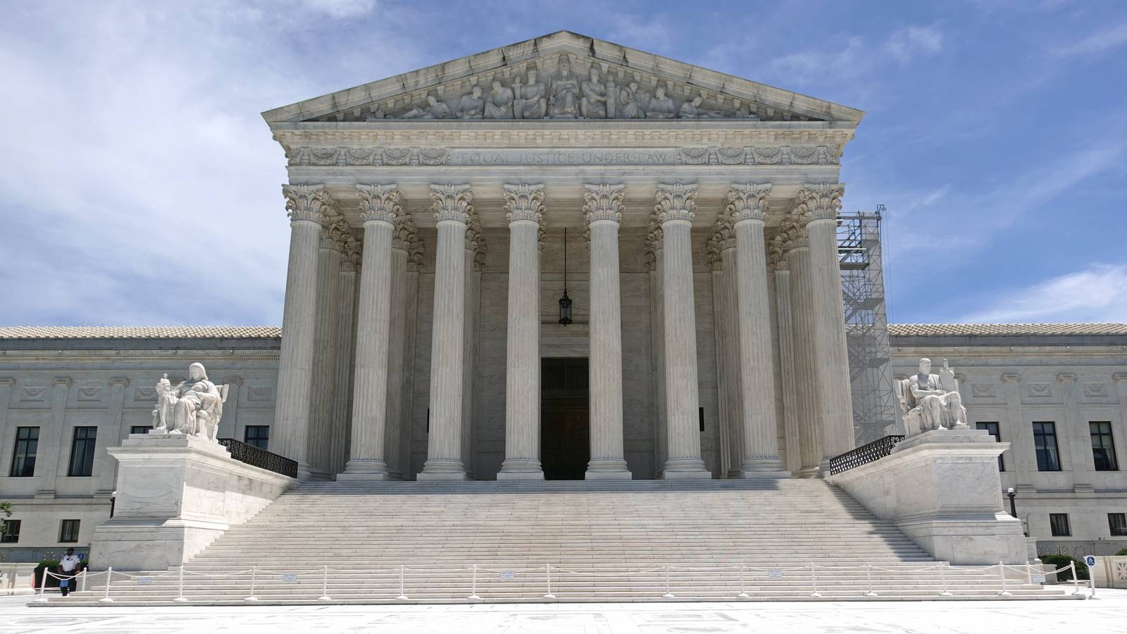 The US Supreme Court building in Washington