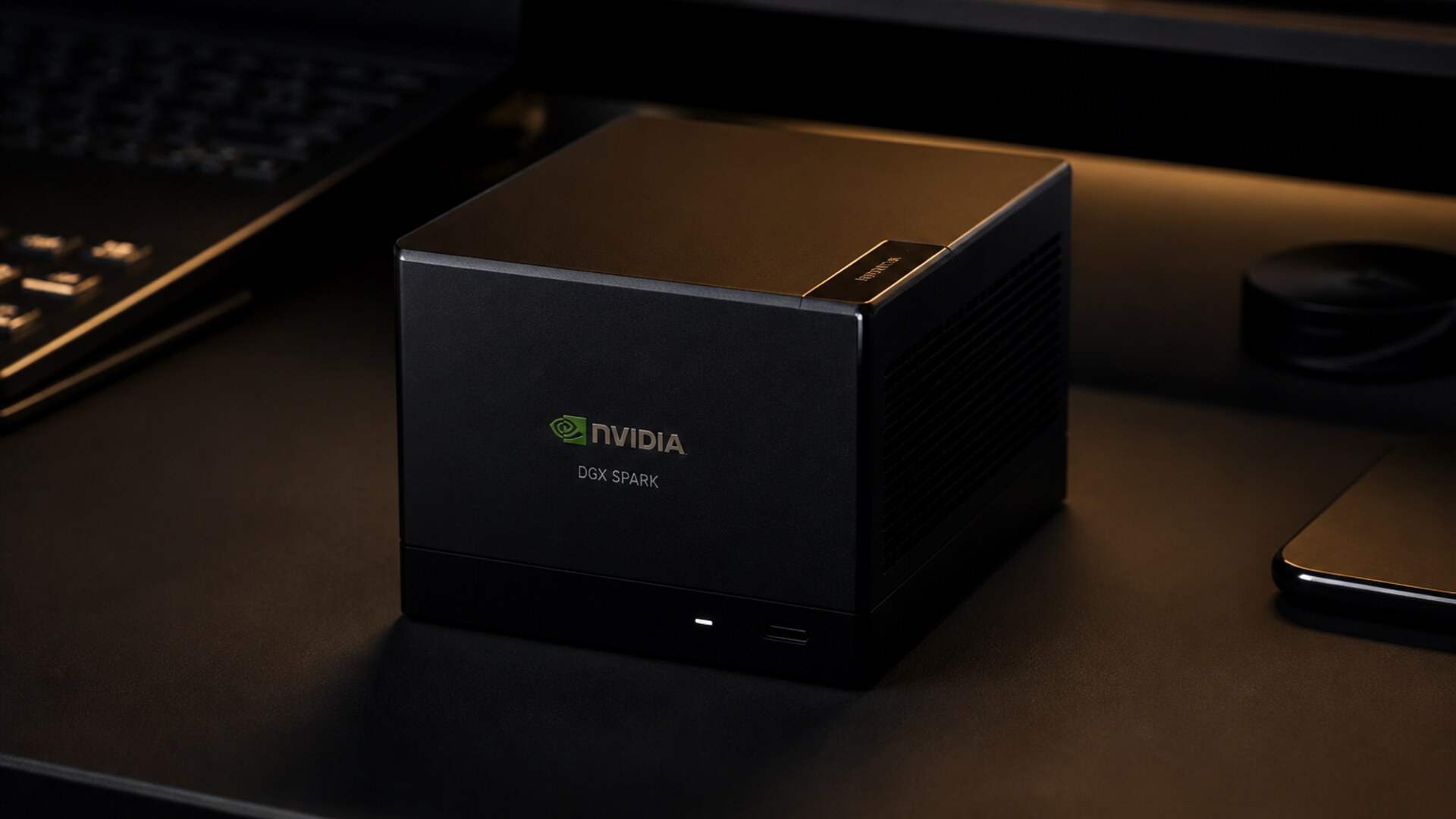 Nvidia's Spark keeps 128 GB of model in a 150 mm box