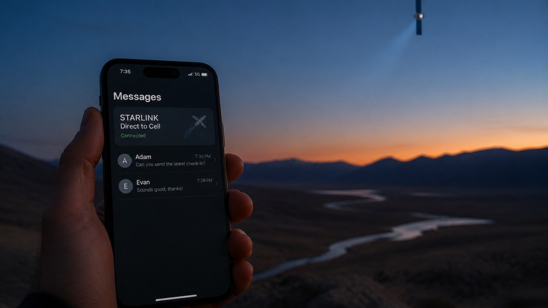 Starlink Mobile spans 650 satellites and 22 countries