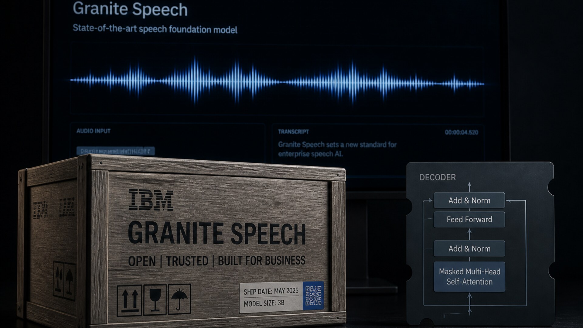 IBM cuts the LLM out of Granite Speech and ships 470 million parameters