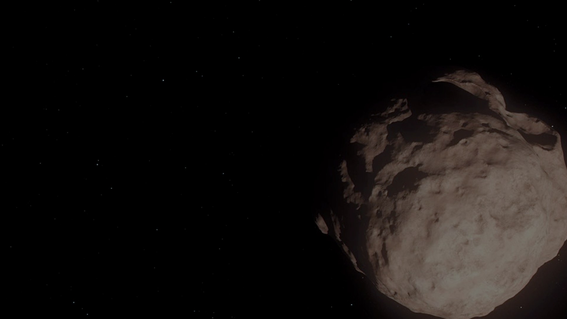 Darkened close crop of Trans-Neptunian Object artist concept