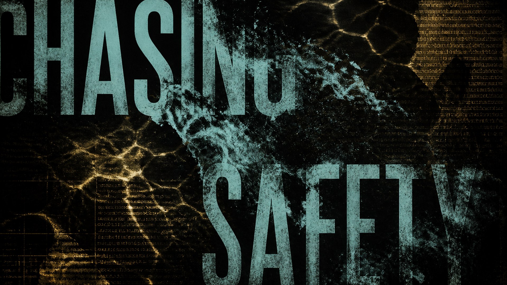 Lyric plate still for They're Only Chasing Safety