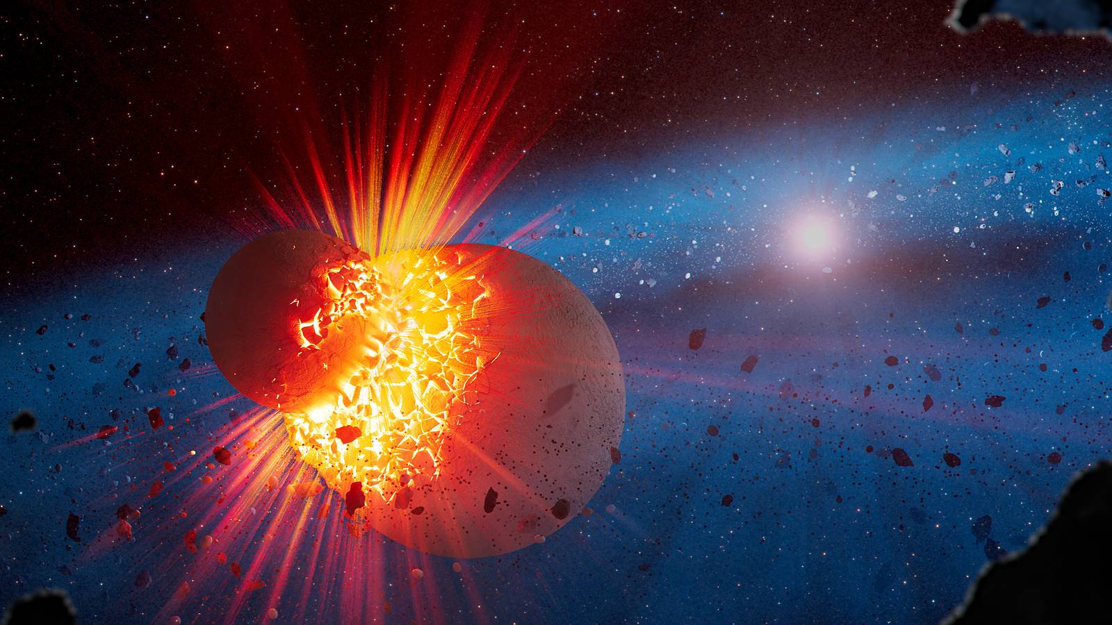 Webb sorts 21 extreme debris disks by the size of their crashes