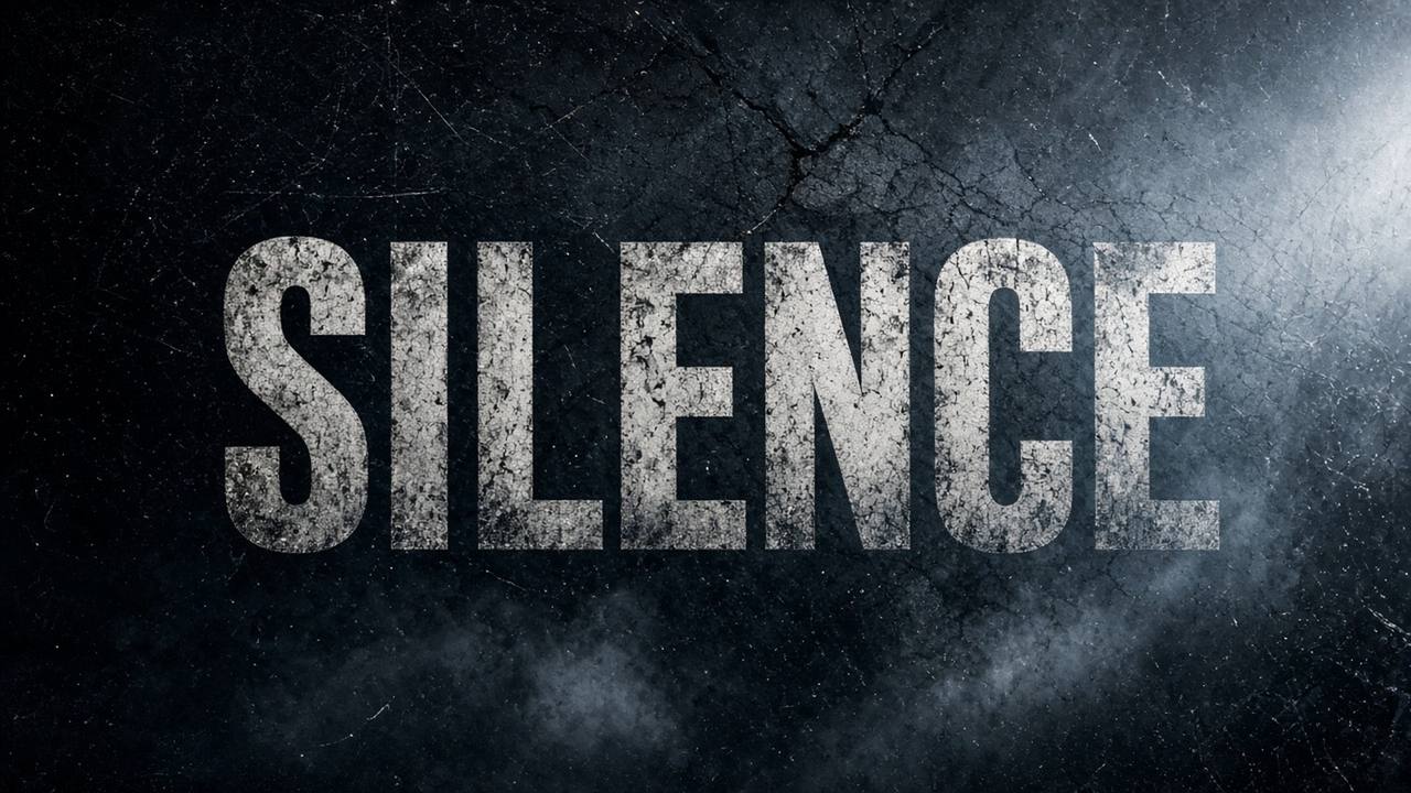 Lyric plate still for Silence