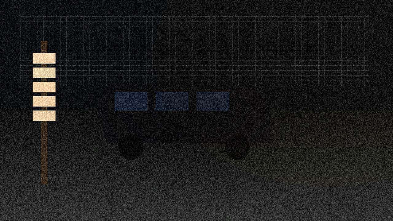 Mid-2000s tour-van / night lot scene still