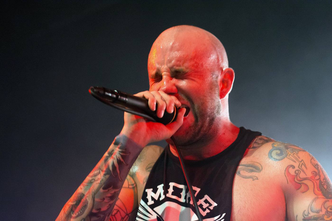 August Burns Red at the Rawk Attack festival in Germany in June 2016.