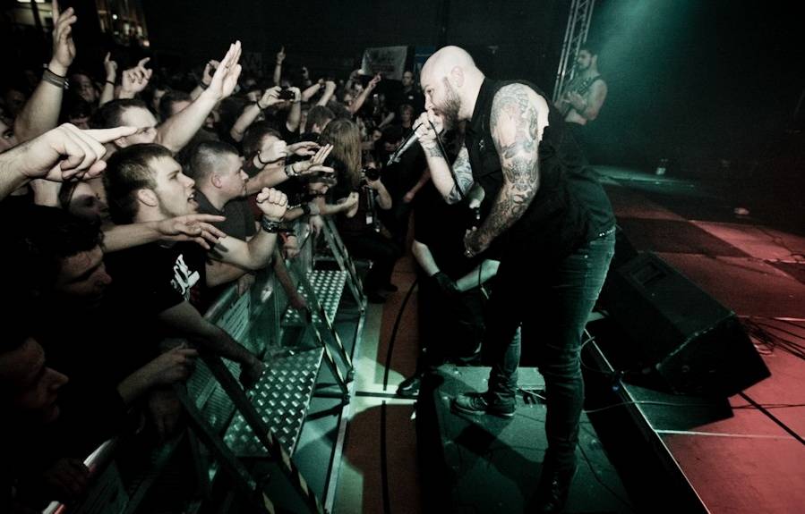 Demon Hunter at Rock Without Limits in Gomaringen, Germany, in 2010.