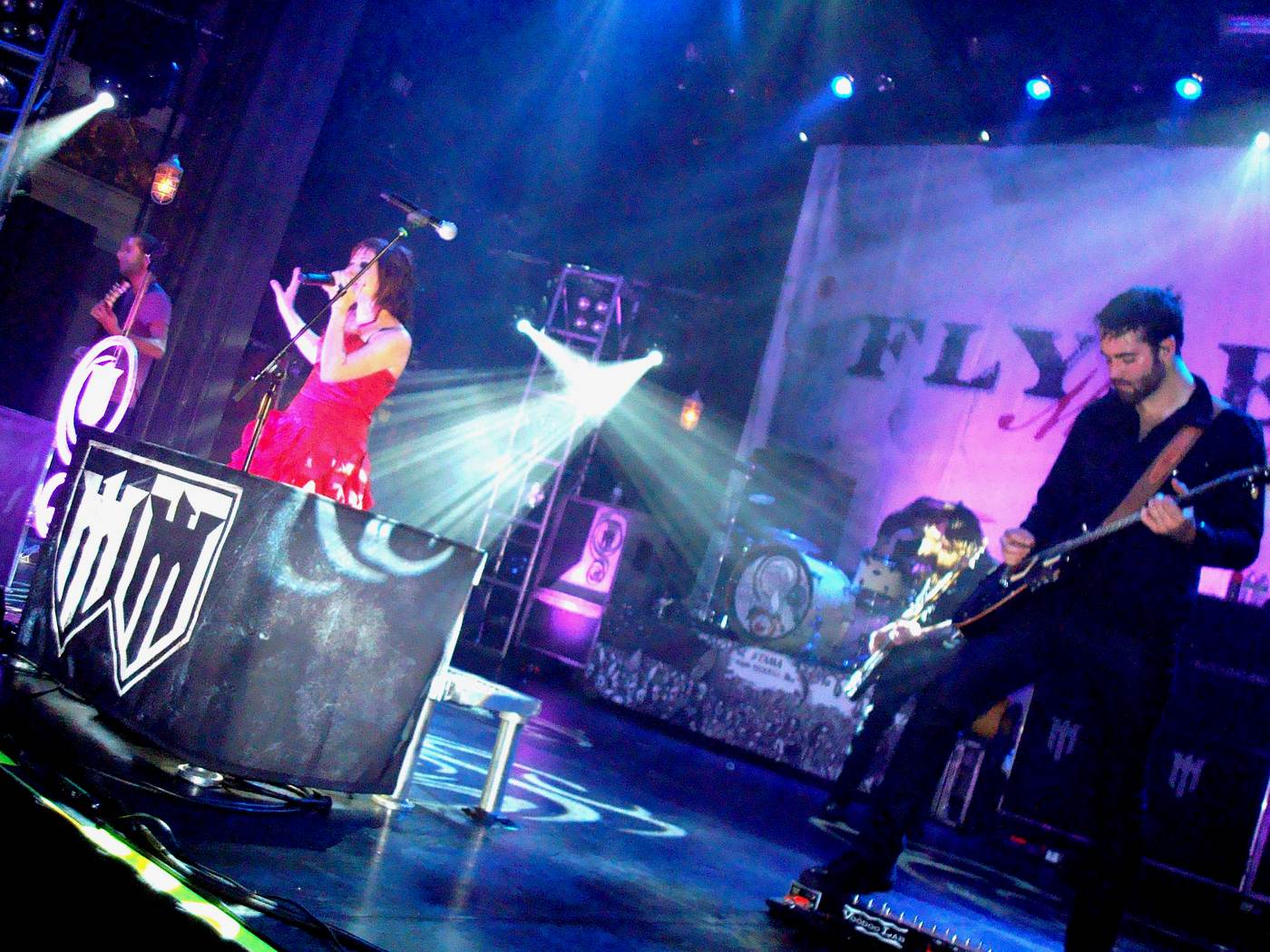 Flyleaf perform at the Regency Ballroom in San Francisco in October 2010.