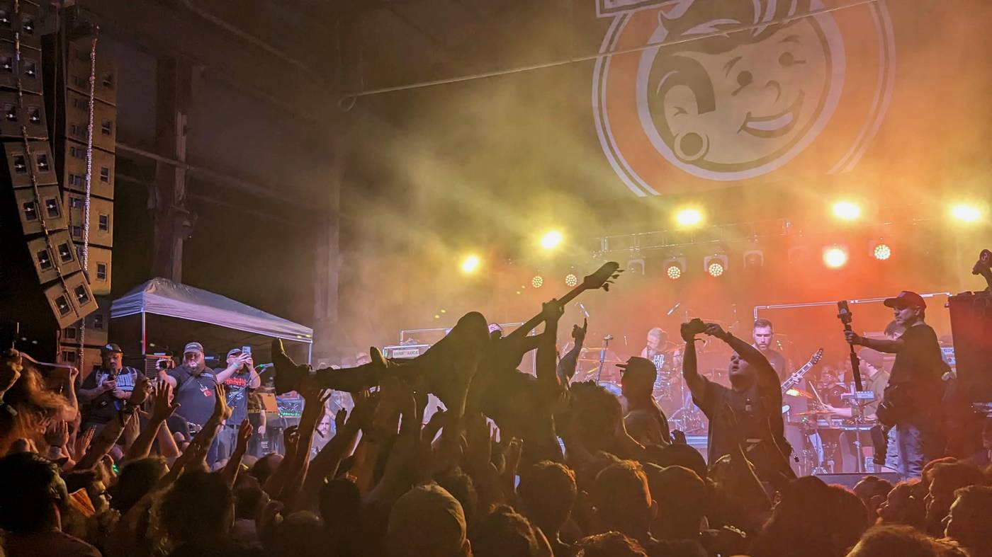 Norma Jean perform at Furnace Fest in Birmingham, Alabama, in September 2023.