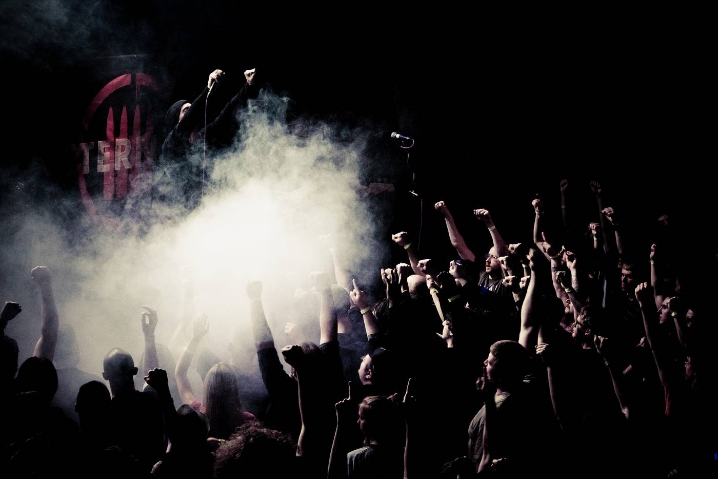 The crowd at a Project 86 show in Cincinnati, Ohio, in March 2010.